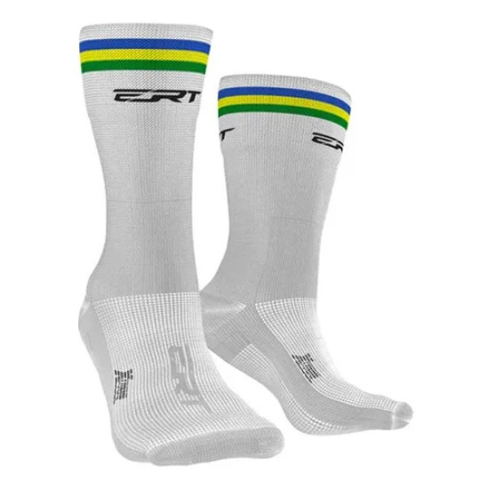 Meia Ciclismo ERT Branca Brasil