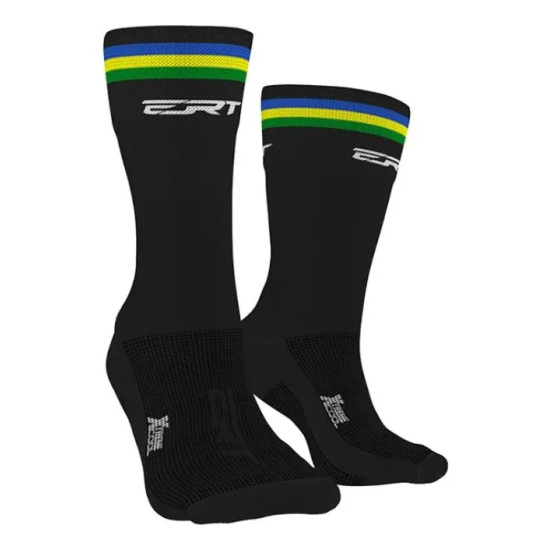 Meia Ciclismo ERT Preta Brasil