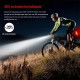 Farol LED + Lanterna Traseira Recarregáveis USB ZT3