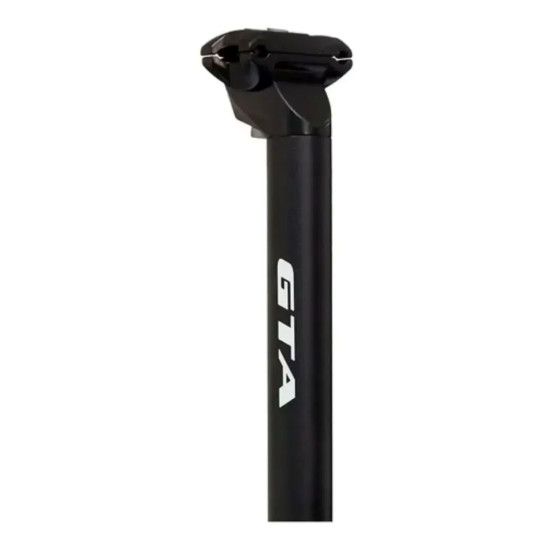Canote Selim Alumínio com Carrinho 27.2x350mm| Preto