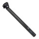 Canote Selim Alumínio com Carrinho 27.2x350mm| Preto