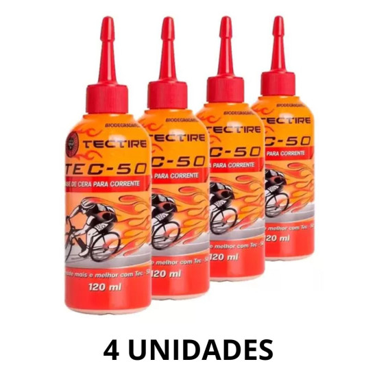 Cera Lubrificante Tec-50 (Kit com 4)