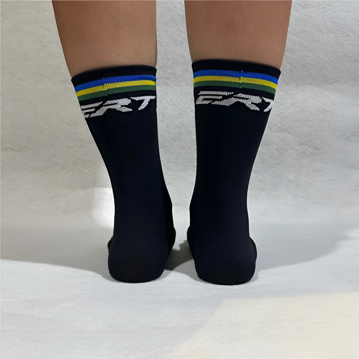 Meia Ciclismo ERT Preta Brasil