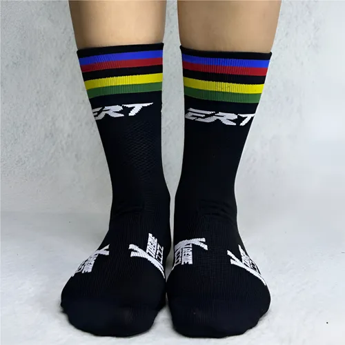 Meia Ciclismo ERT Preta Campeão Mundial