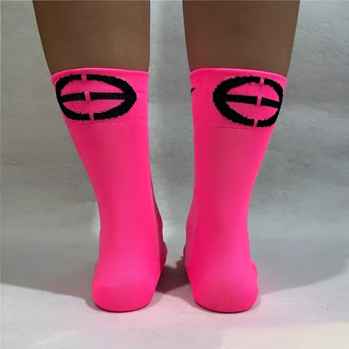 Meia Ciclismo ERT Rosa Total